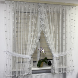 Елегантна тюль в дитячу, спальню на кухню №456