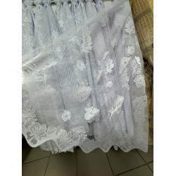 Тюль Жаккард біла 1,60м №49500