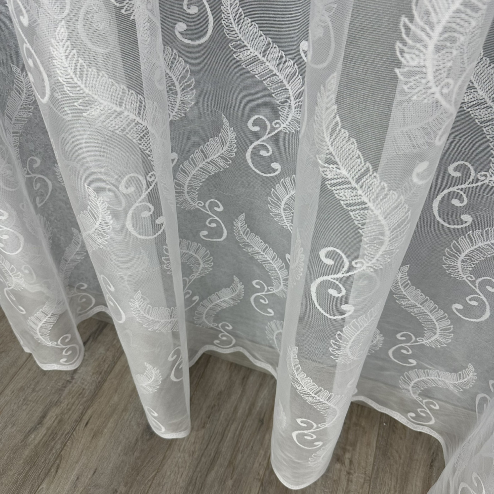 Тюль Жаккард біла 2,80 м №49818
