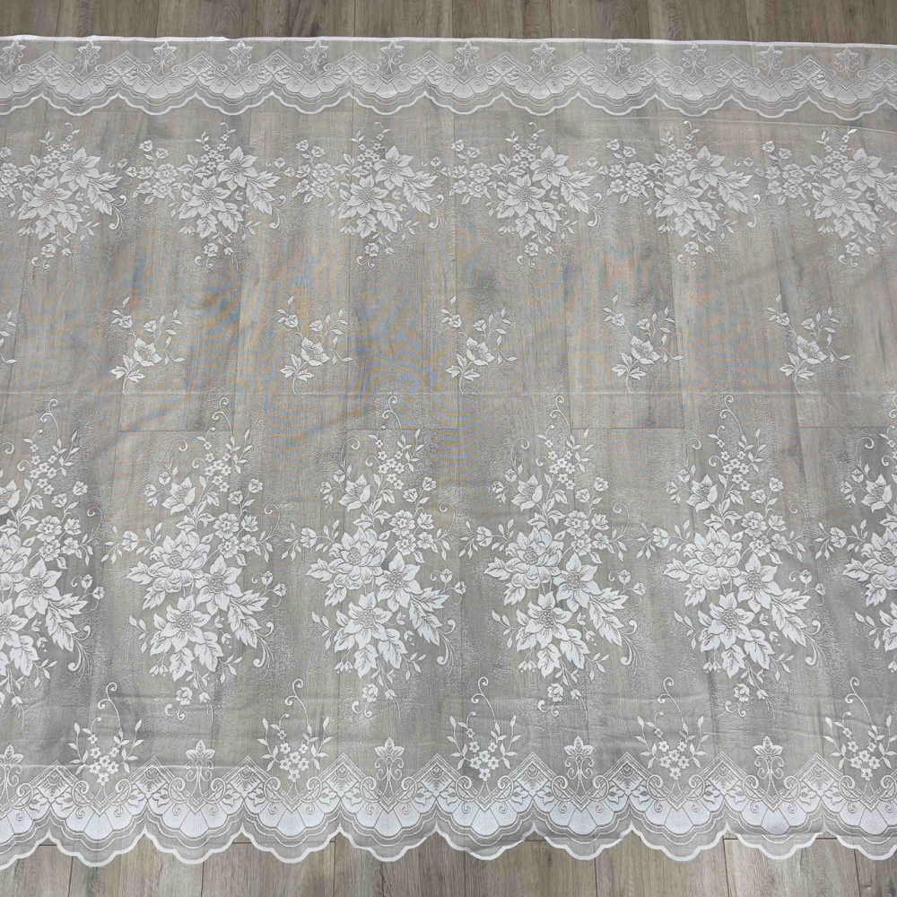 Тюль сітка коротка №2596 1,50 м для кухні, віранди, коридору на відріз
