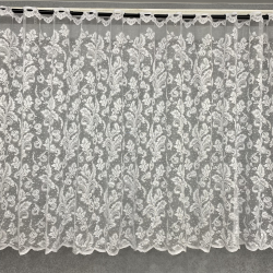 Тюль жаккард короткий №166 1,50 м для кухні, віранди, коридору Тюль жаккард короткий №166 1,50 м для кухні, віранди, коридору