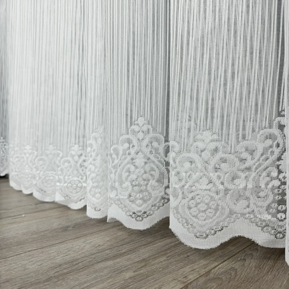 Тюль жаккард 18018 белый