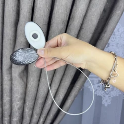 Магніт-підхват для тюля, штор Камні темно-сірий Магніт-підхват для тюля, штор Камні темно-сірий