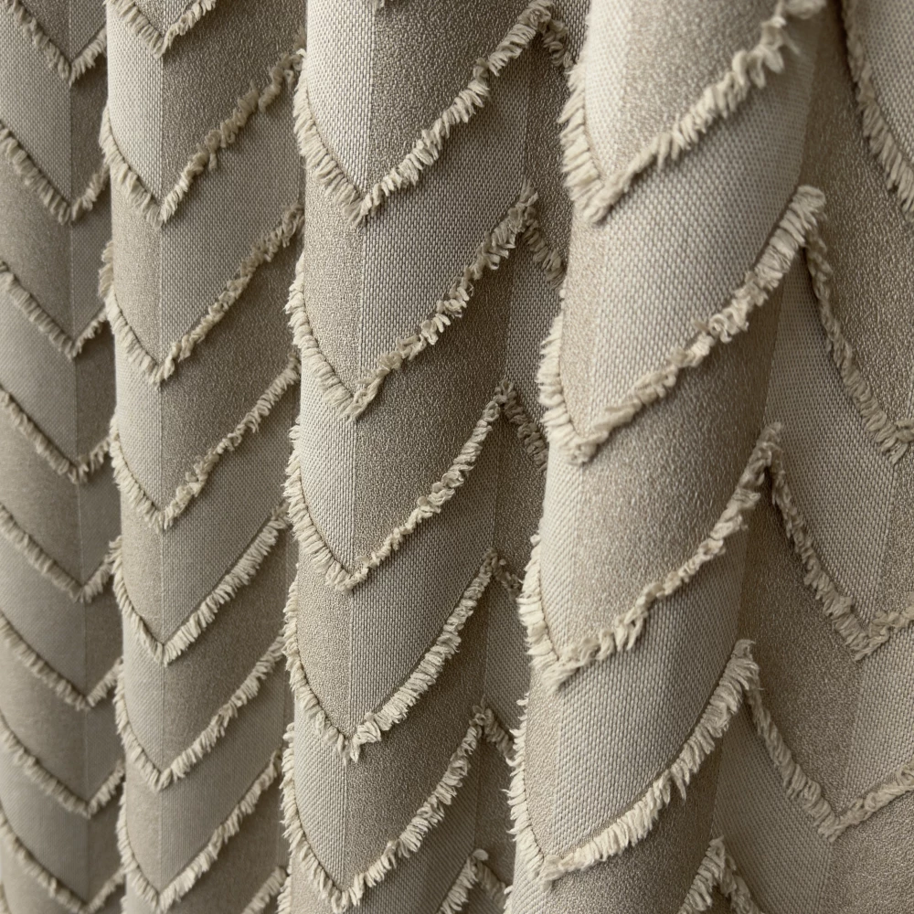 Штора льон букле Паркет золото