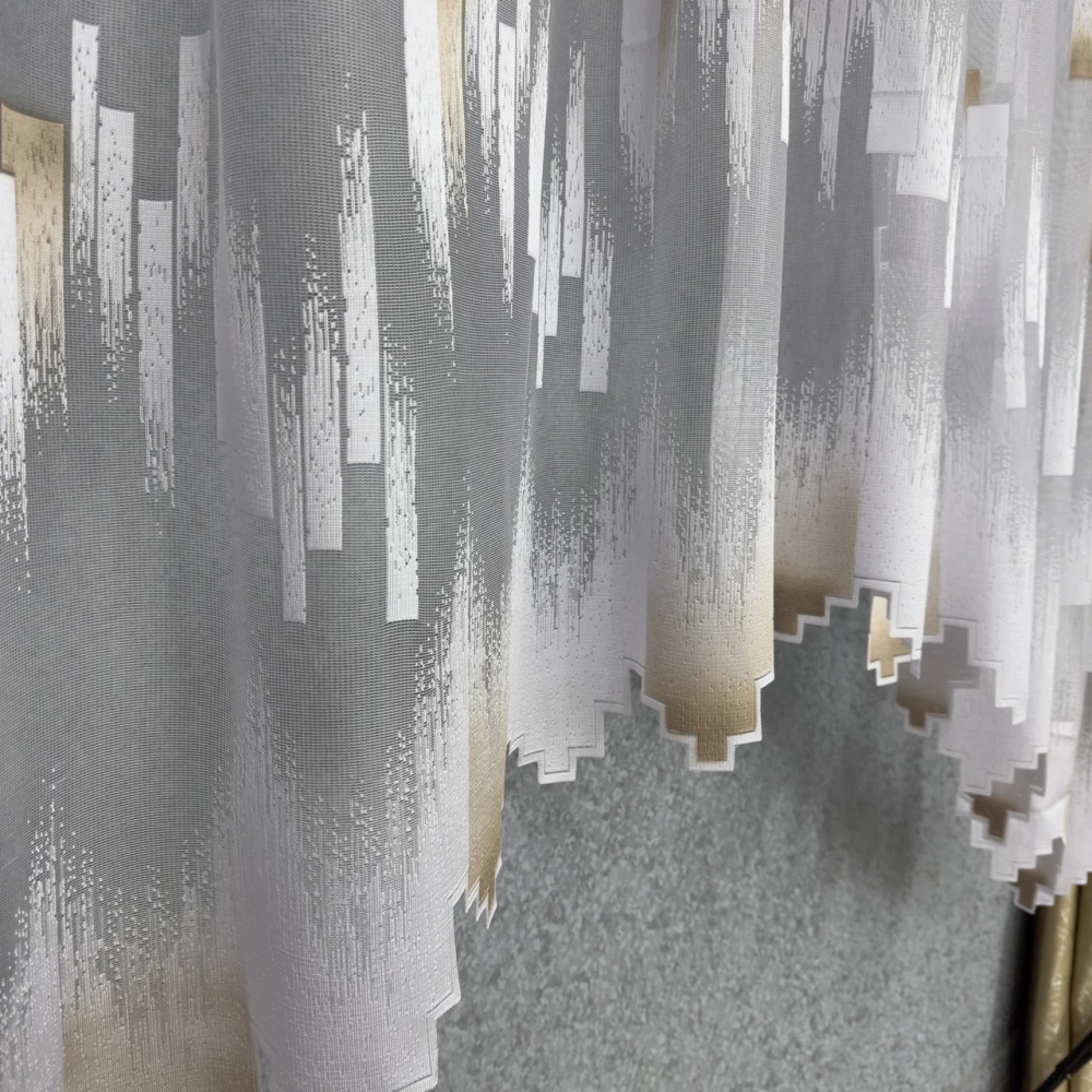 Жаккард арка белая Абстракция 18508 (шт)