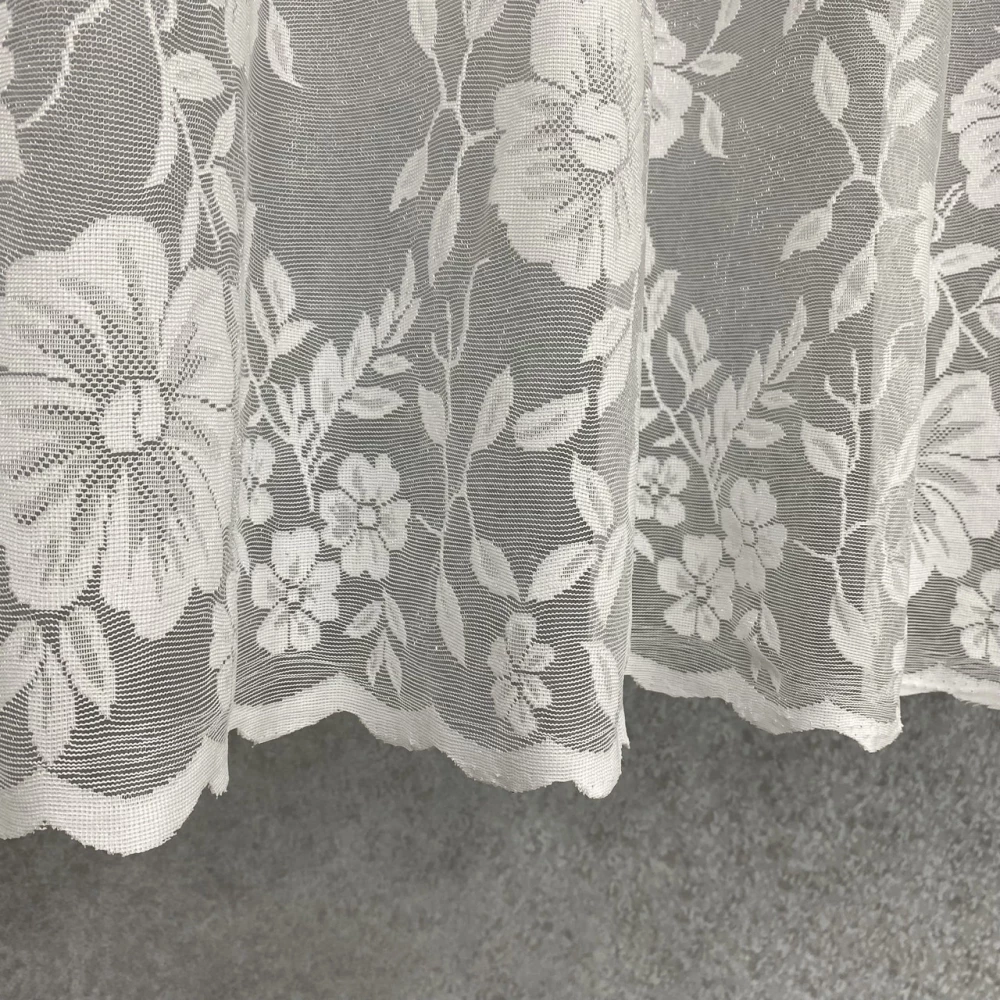 Тюль жаккард короткий №179 1,20 м для кухні, віранди, коридору