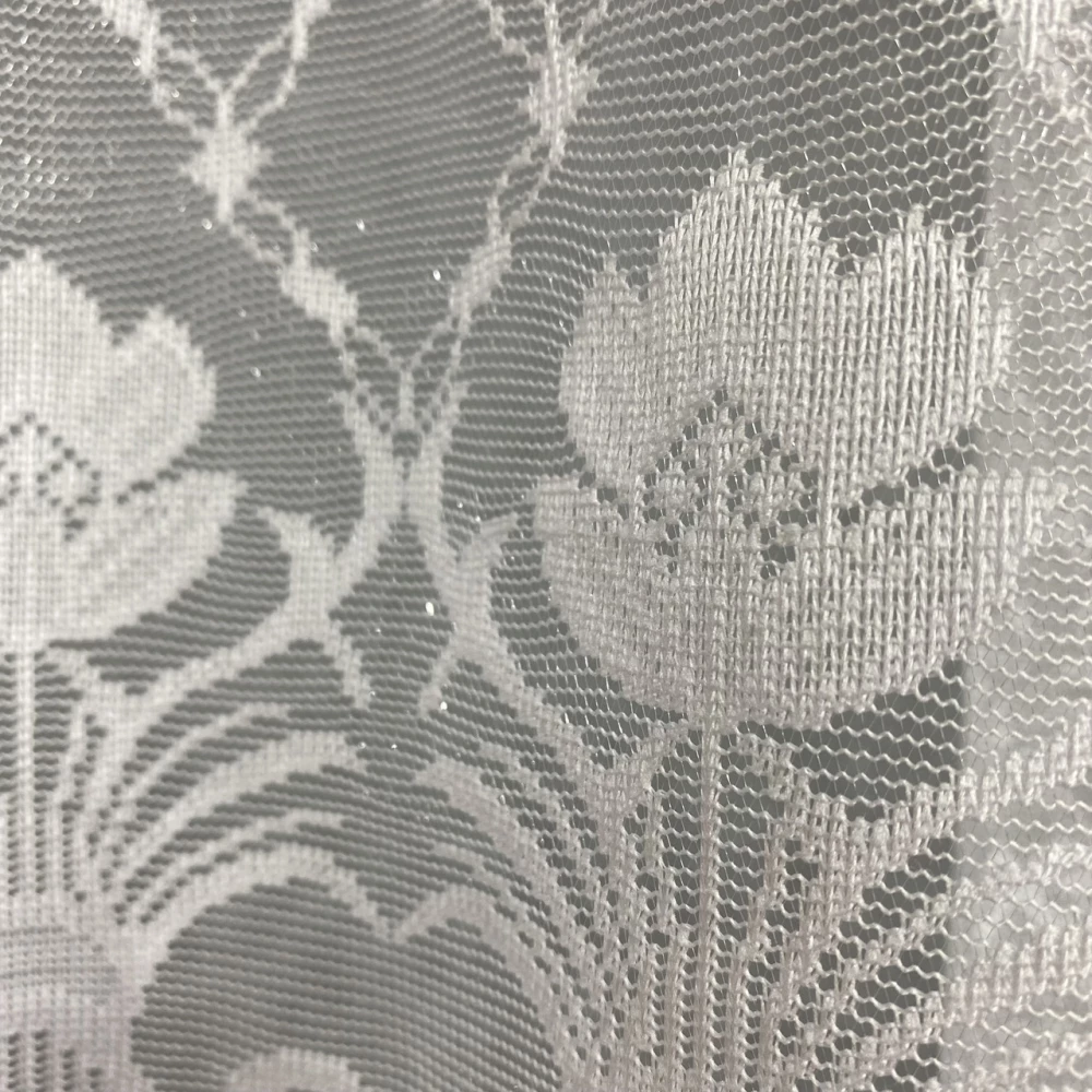 Тюль жаккард короткий №165 1,80 м для кухні, віранди, коридору 