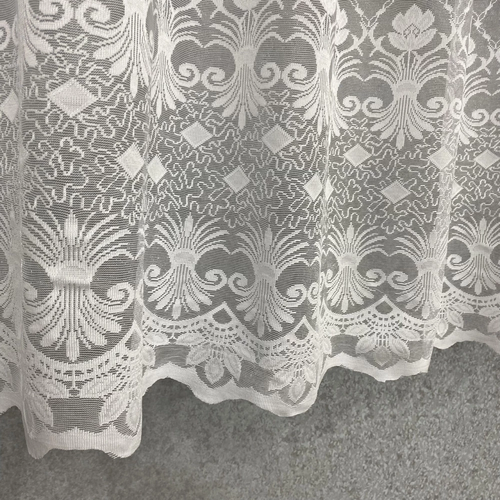 Тюль жаккард короткий №165 1,80 м для кухні, віранди, коридору 