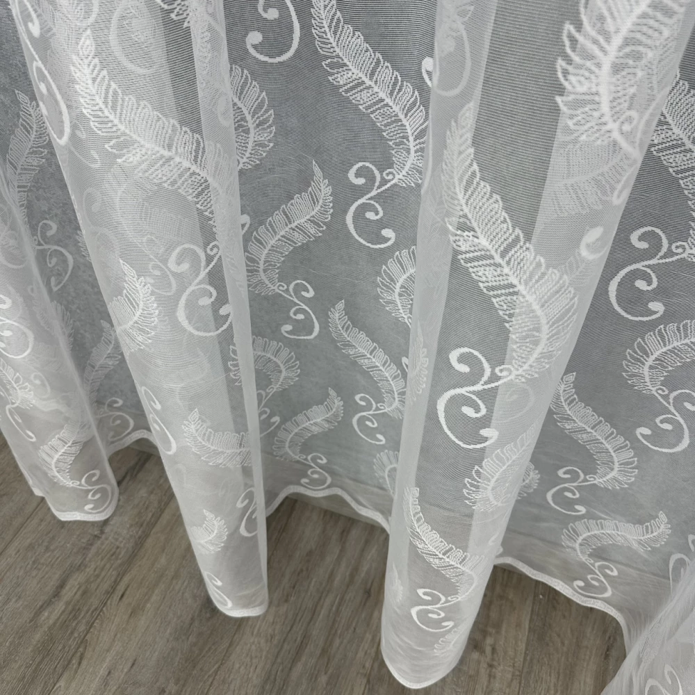 Тюль Жаккард белая 2,80м №49818