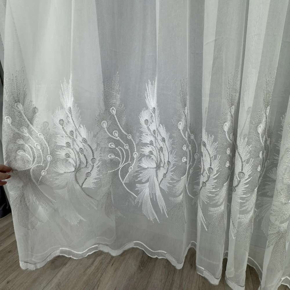 Бамбуковий тюль №166 сірий