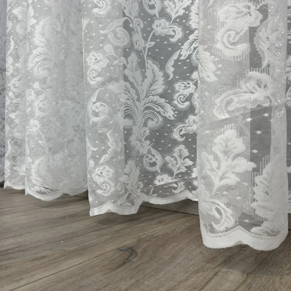 Тюль Жаккард біла 2,80 м №166-5