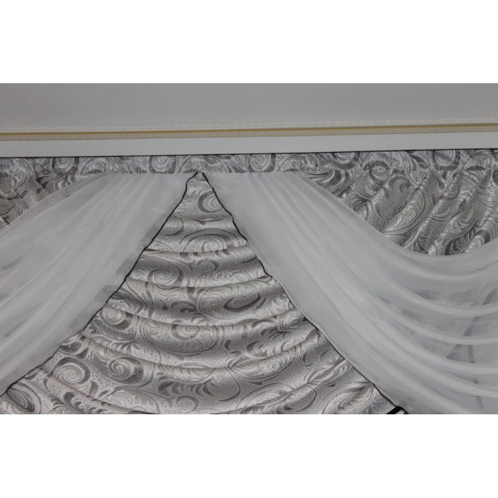 Ламбрекен из шторной ткани №312