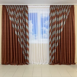 Комплект готових штор Панно Теракот