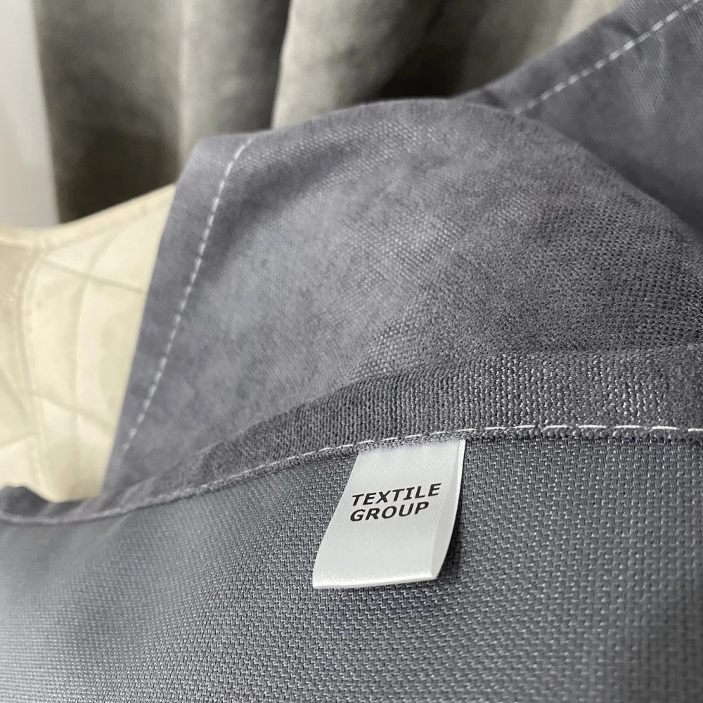 Шторы микровелюр Дуэт №450 графит-серый