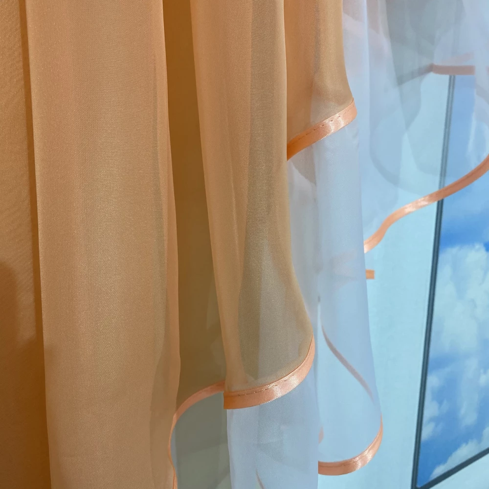 Ламбрекен занавеска 2м Амалия персиковый