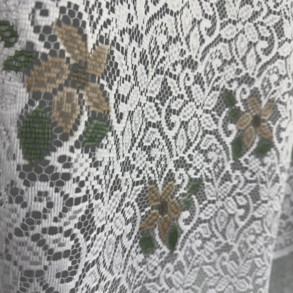 Жаккард арка бело-коричневая ажур 19256 (шт)