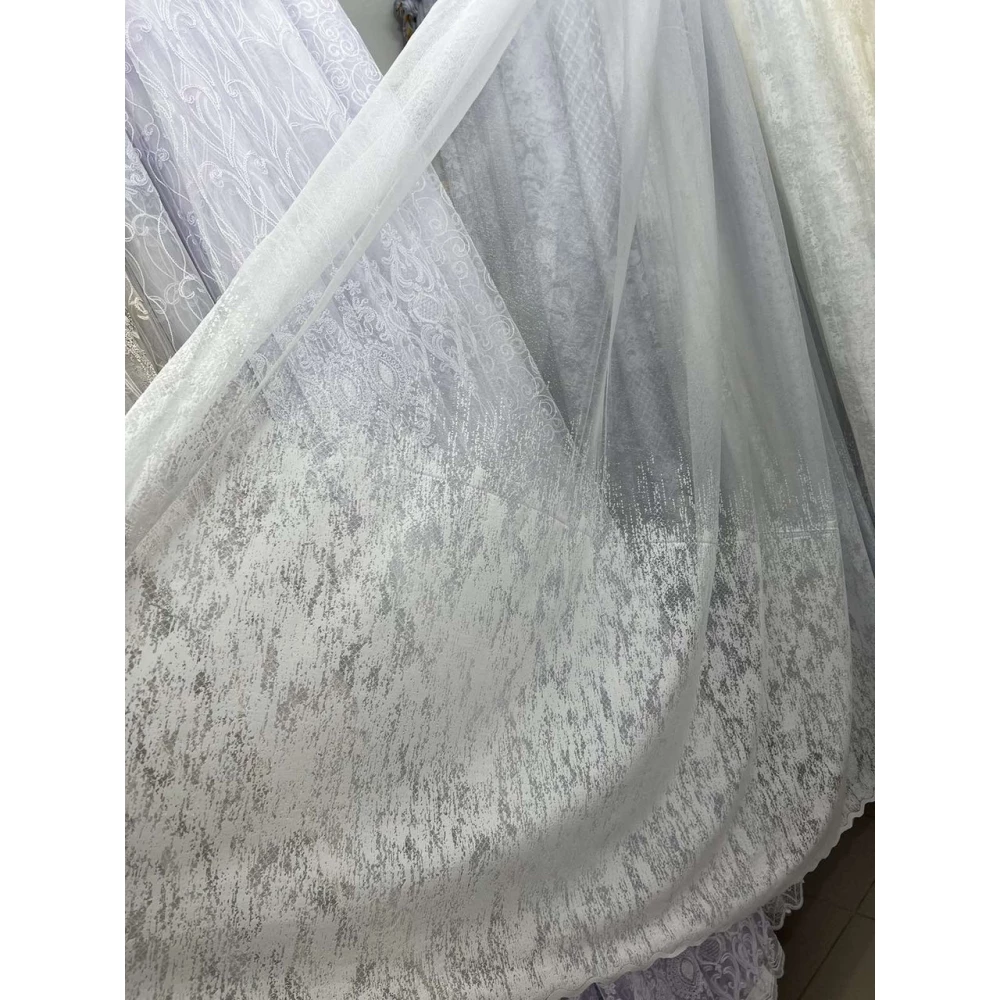 Тюль жаккард Мрамор №155 