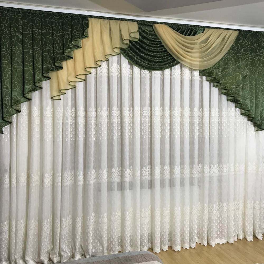 Шикарний ламбрекен в вітальню, спальню No391