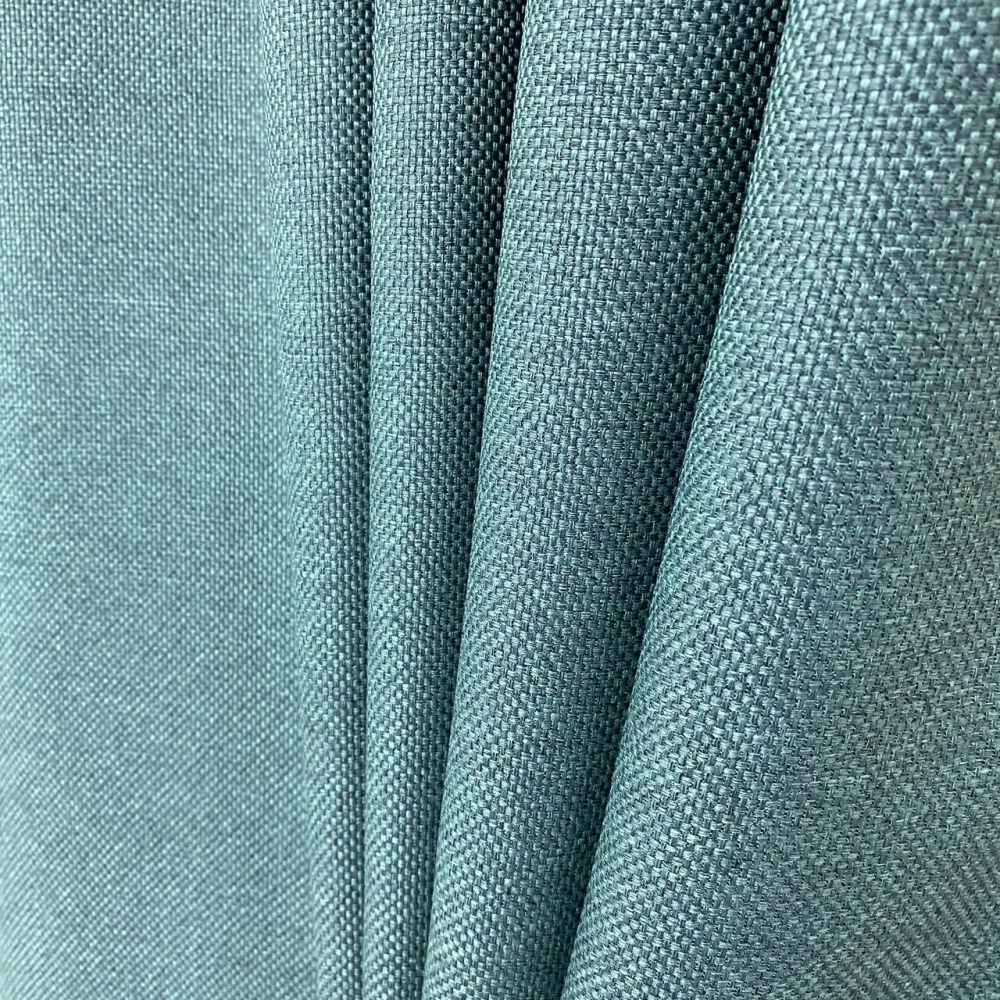 Готові штори Льон рогожка Бірюза