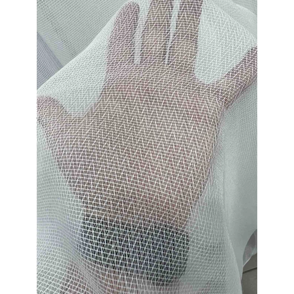 Тюль однотонний ZEUS молочний