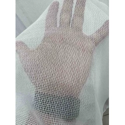 Тюль однотонный ZEUS молочный