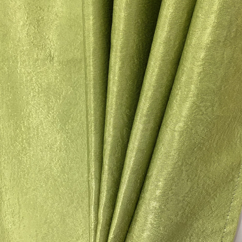 Комплект готових штор для спальні, дитячої, вітальні Блекаут-Софт Зелений 250-4