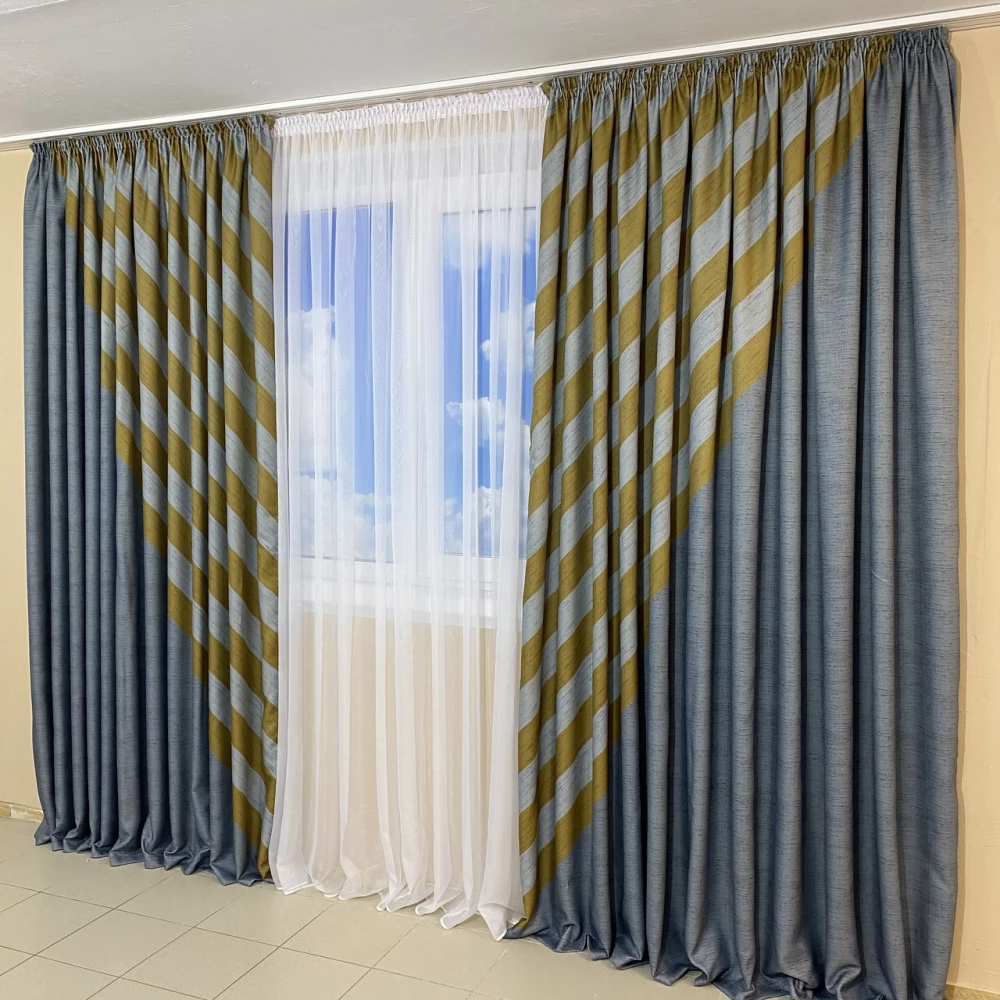 Комплект готових штор Панно №441