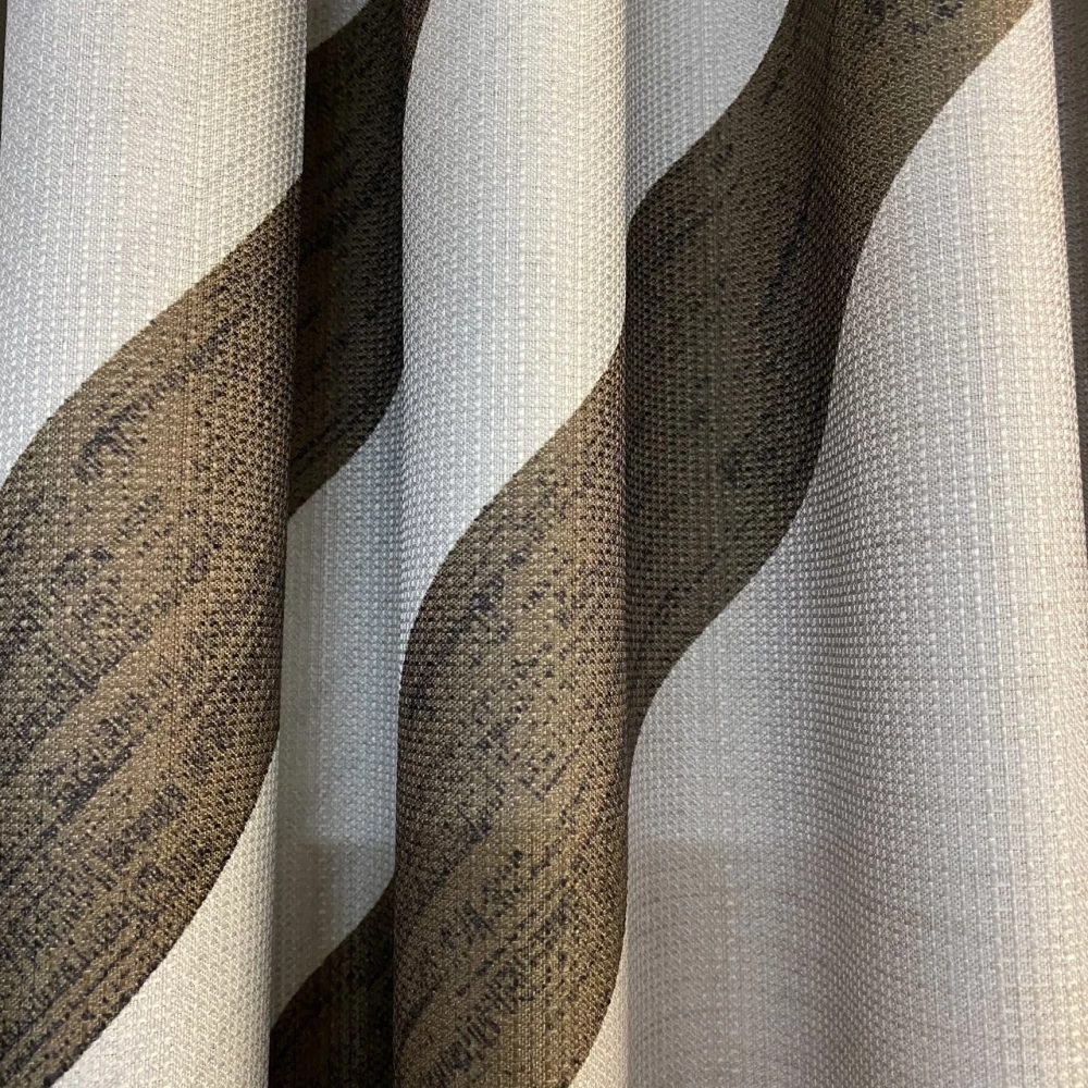 Комплект готовых штор Панно №441 Серый+хаки