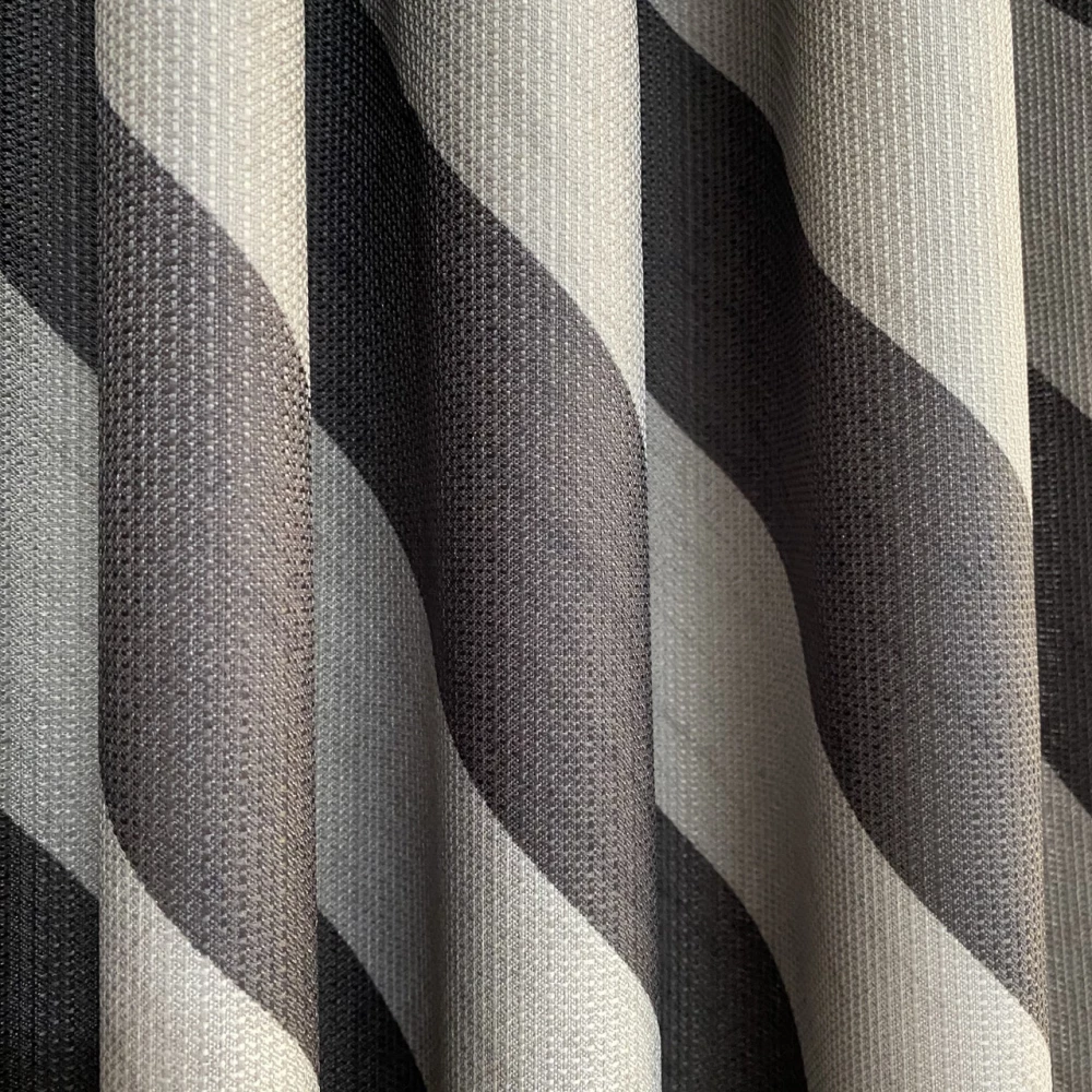 Комплект готовых штор Панно №441 Серо-чёрный