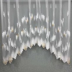 Жаккард арка белая Абстракция 18508 (шт) Жаккард арка белая Абстракция 18508 (шт)