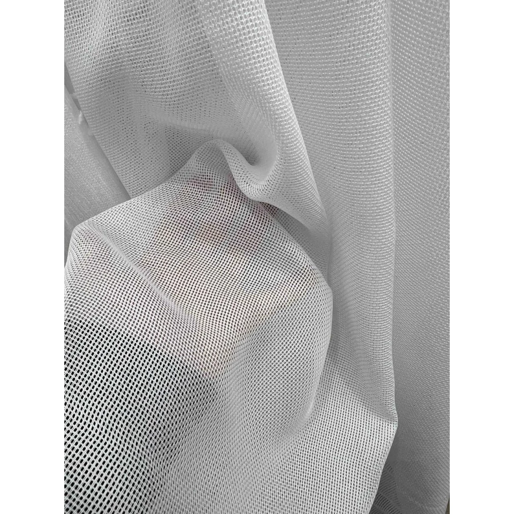 Тюль льон щільний Антикіготь молочний