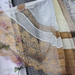 Тюль сітка коротка №090 1,50 м для кухні, віранди, коридору Біло-золотистий Тюль сітка коротка №090 1,50 м для кухні, віранди, коридору Біло-золотистий