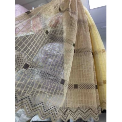 Тюль сетка короткая №2195 1,50м, для кухни, веранды, прихожей Шоколад