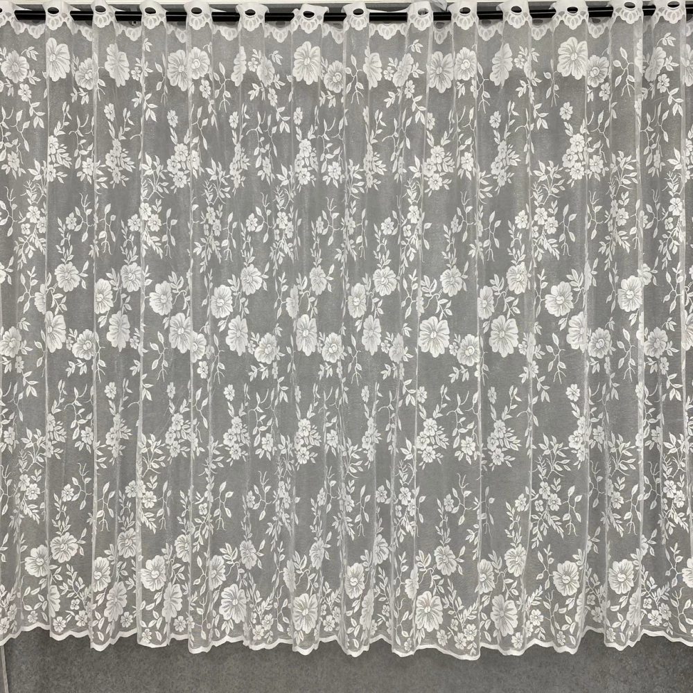 Тюль жаккард короткий №179 1,50 м для кухні, віранди, коридору