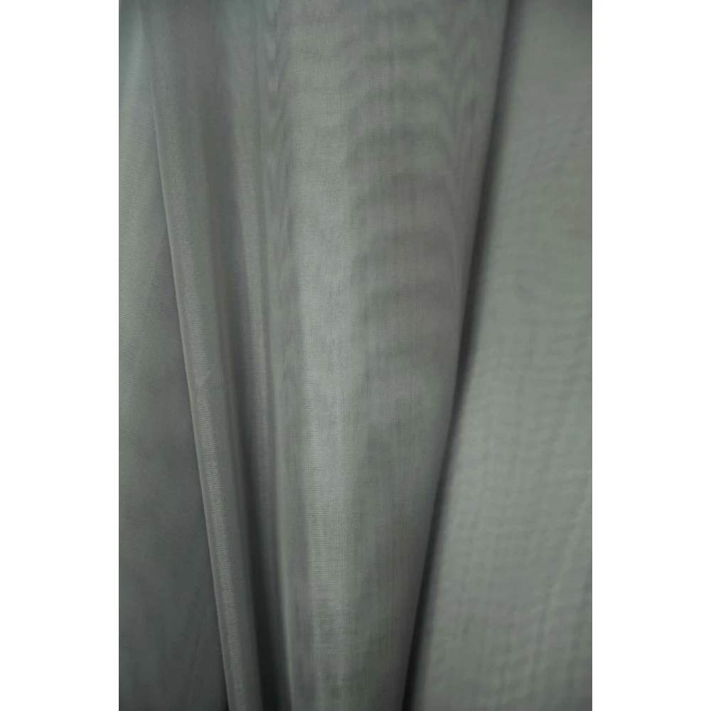 Тюль шифон однотонний білий