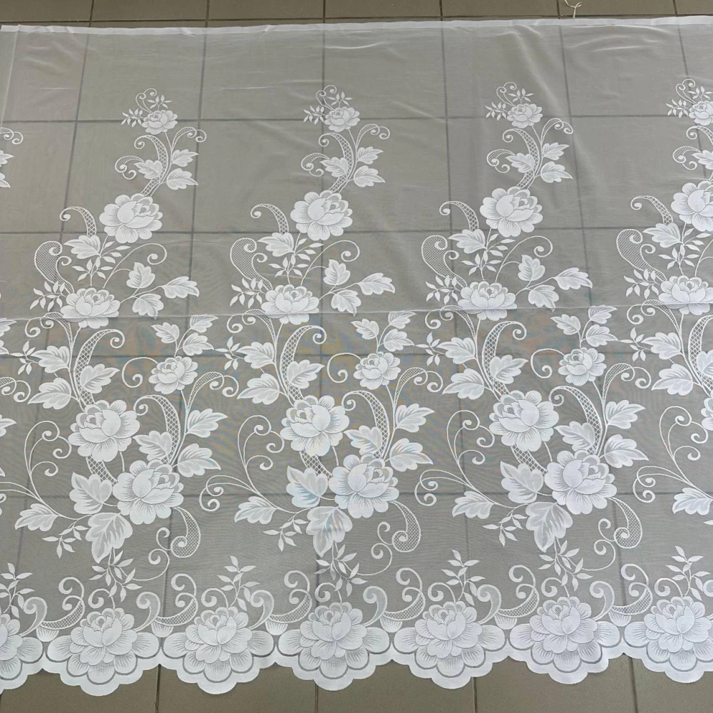 Тюль Жаккард біла 1,80м №23006 