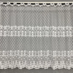 Тюль жаккард короткий №165 1,80 м для кухні, віранди, коридору 