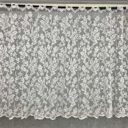 Тюль жаккард короткий №166 1,80 м для кухні, віранди, коридору 