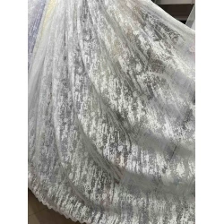 Тюль жаккард короткий №151 2м для кухні, віранди, коридору