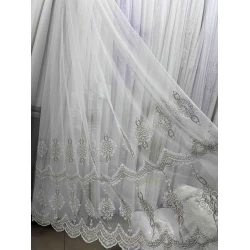 Бамбуковий тюль №5088 коричневий 