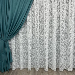 Тюль Жаккард белая 2,80м №166-5
