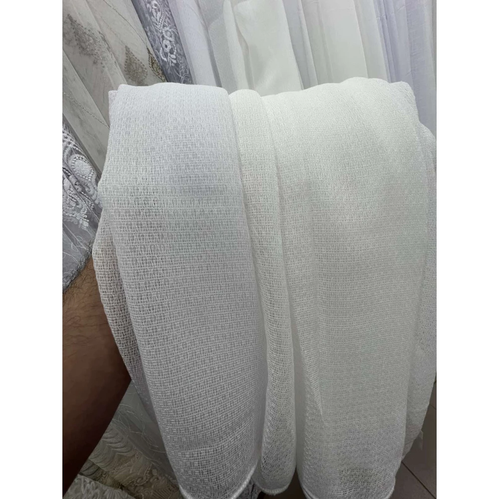 Тюль однотонний ZEUS молочний