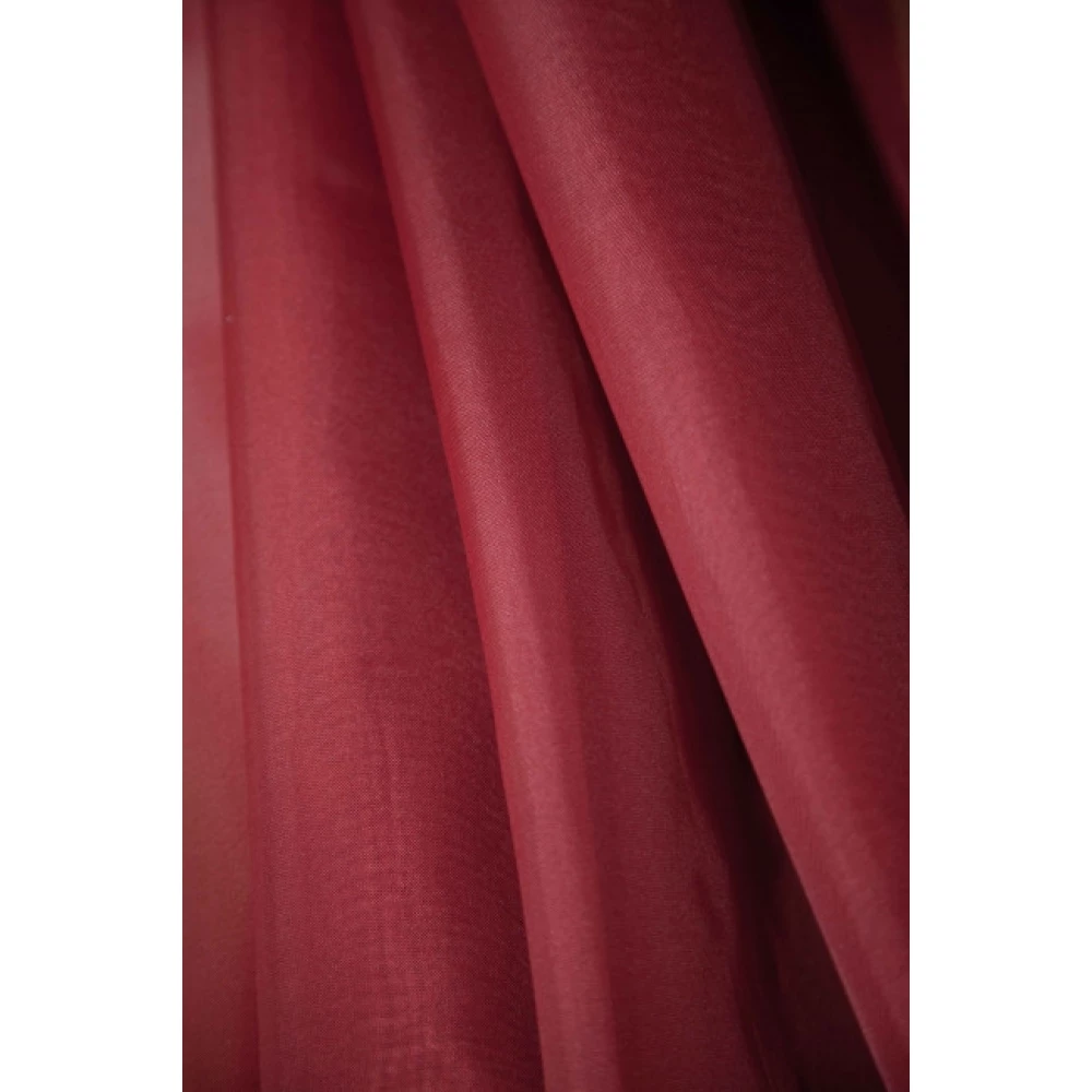 Тюль шифон однотонний білий