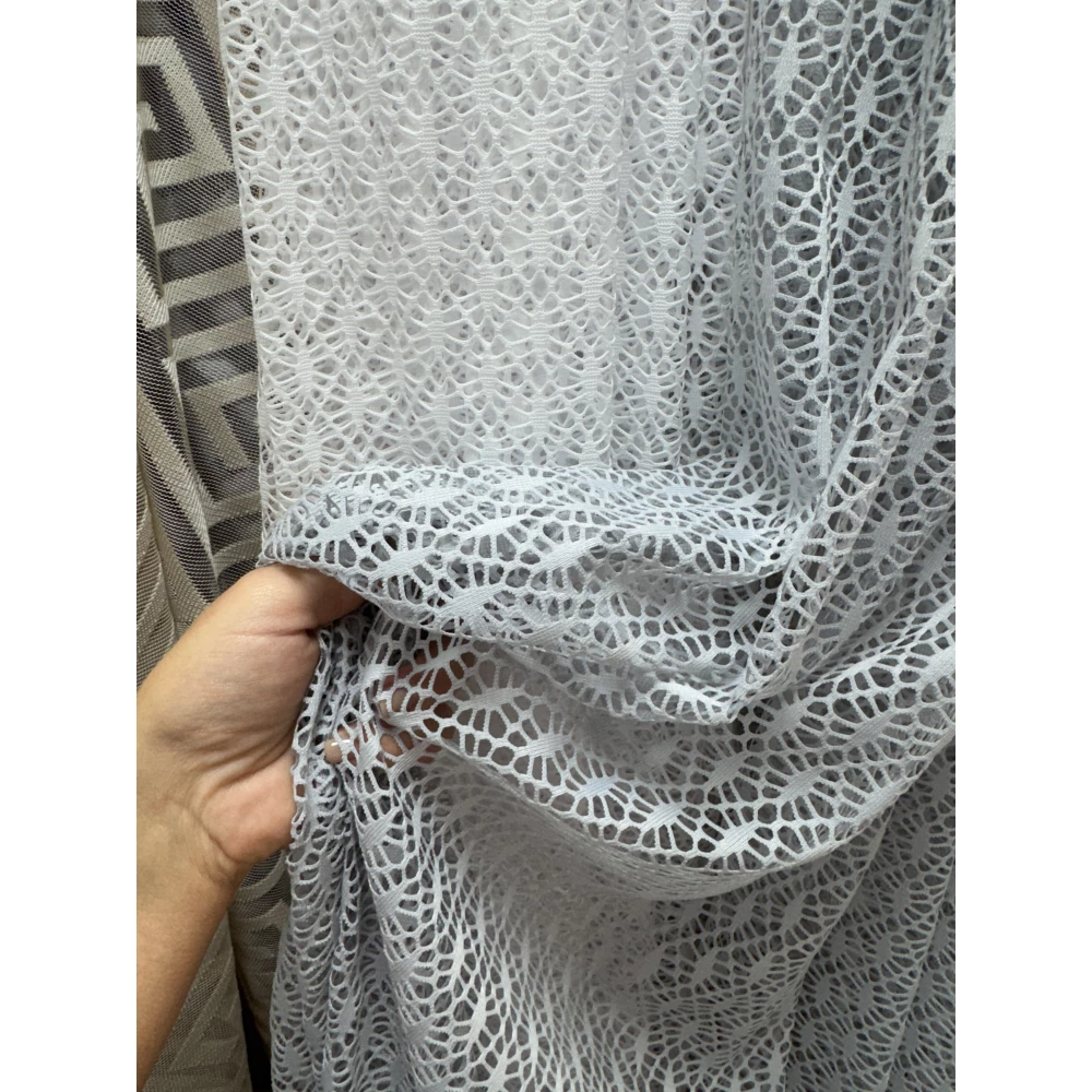 Тюль сітка Метелик №19459 сіра