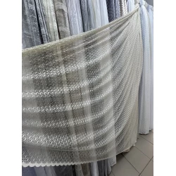 Тюль сітка Метелик №19459 бежевая