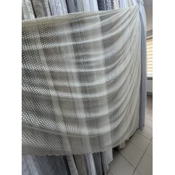 Тюль сітка Сніжинка №19462 бежева 